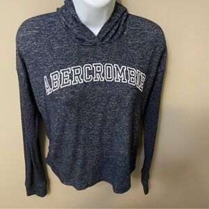 Abercrombie Kids Navy Girls Lightweight Long sleeve Sweater Hoodie -  Size 13/14